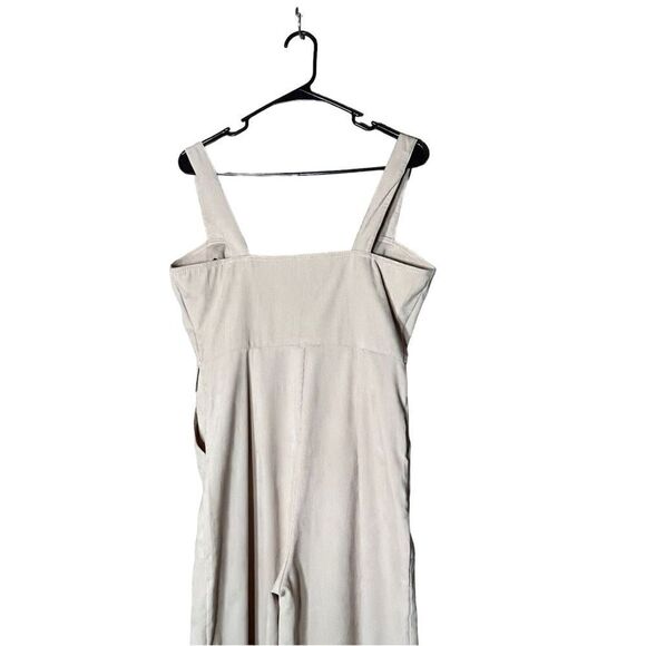 Nasty‎ Gal Corduroy Cream Zip Up Jumpsuit Size 6 - Picture 10 of 11
